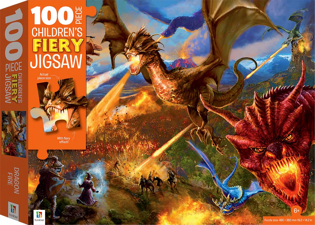 100 PIECE JIGSAW - DRAGONS