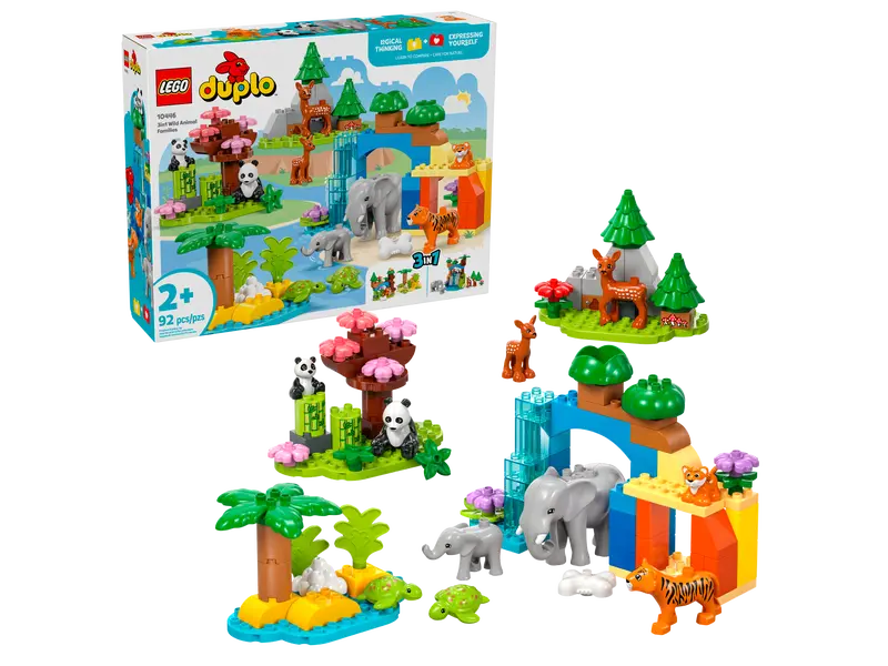 LEGO 10446 DUPLO  WILD ANIMAL FAMILIES 3 IN 1