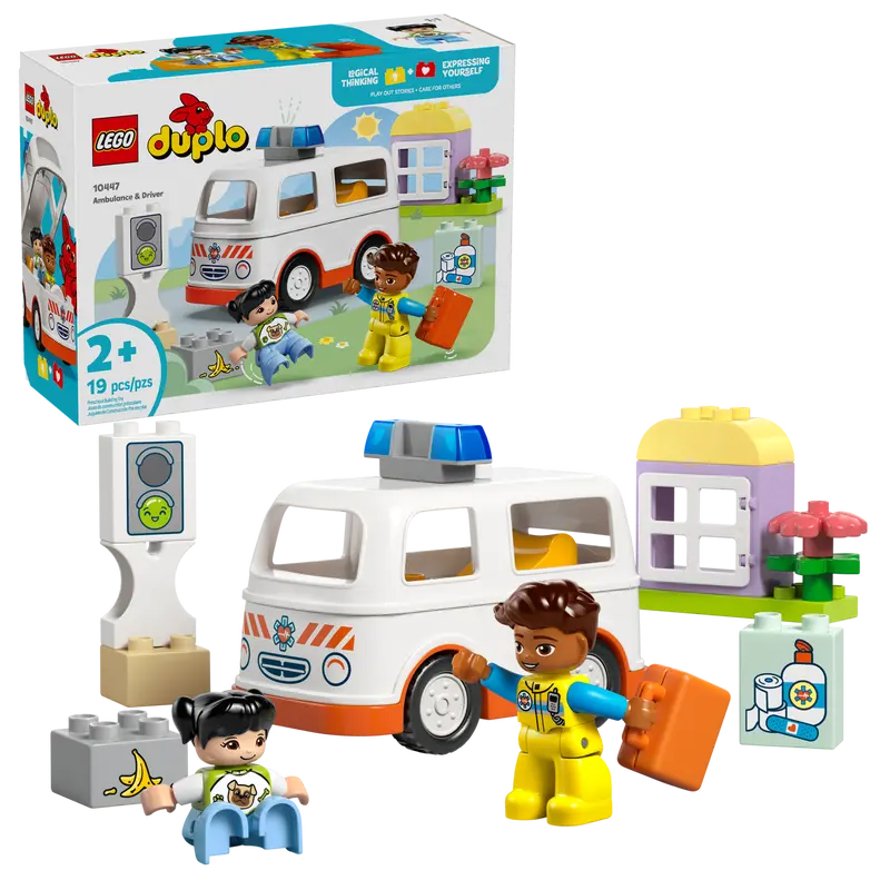 LEGO 10447 DUPLO AMBULANCE AND DRIVER