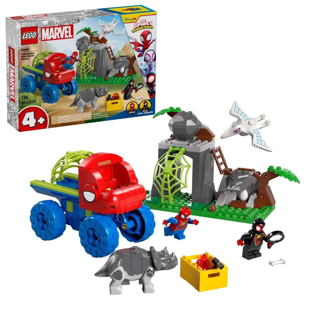 LEGO 11199 SPIDEY AND FRIENDS  TEAM SPIDEY DINO CRAWLER RESCUE