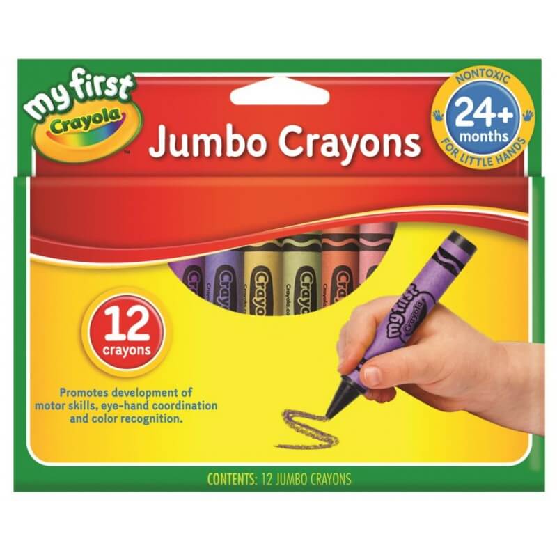 CRAYOLA 12 MY FIRST JUMBO CRAYONS