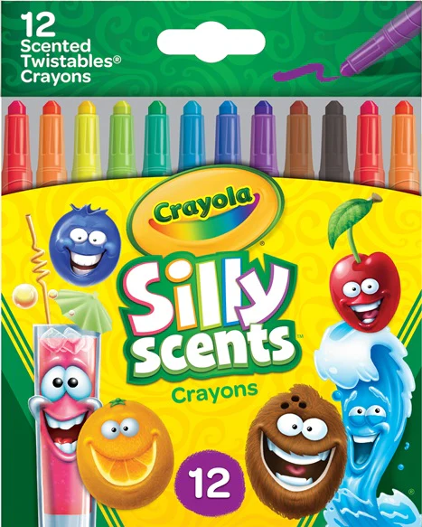 CRAYOLA 12 SILLY SCENTS MINI TWISTABLES CRAYONS NEW