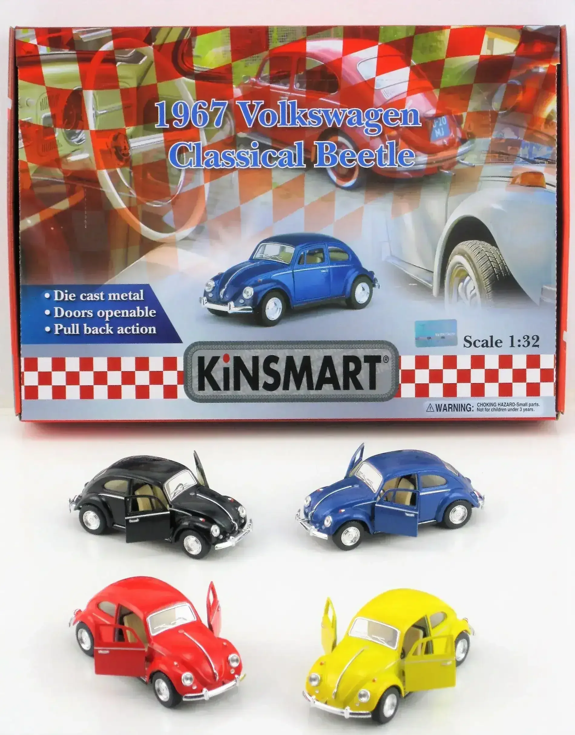 1967 CLASSICAL VOLKSWAGON BEETLES PULL BACK ACTION - Image 2
