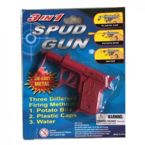 3 IN 1 DIE CAST SPUD GUN