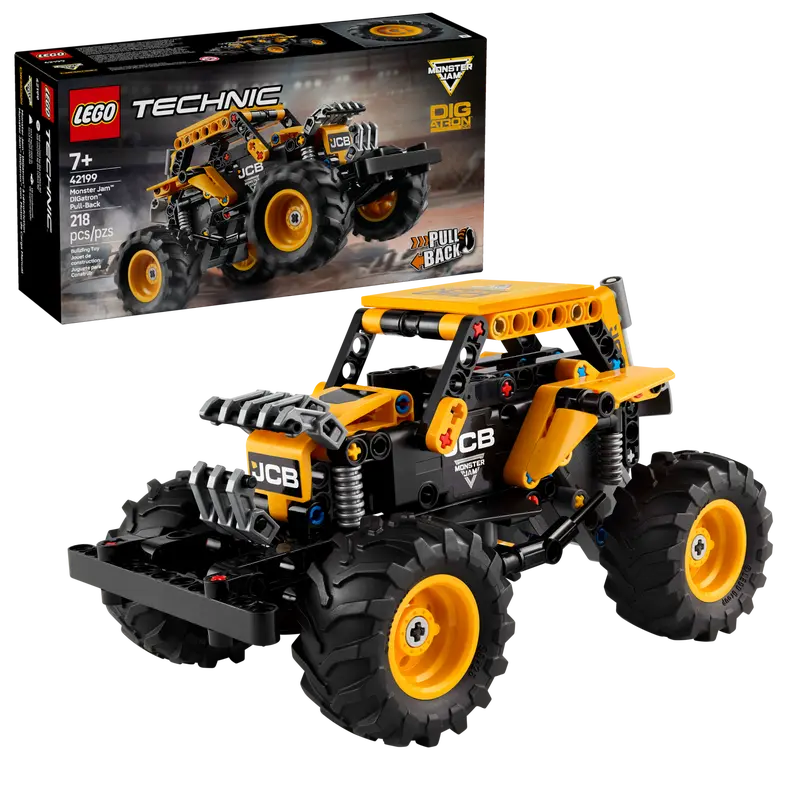LEGO 42199 TECHNIC MONSTER JAM DIGATRON PULL BACK VEHICLE
