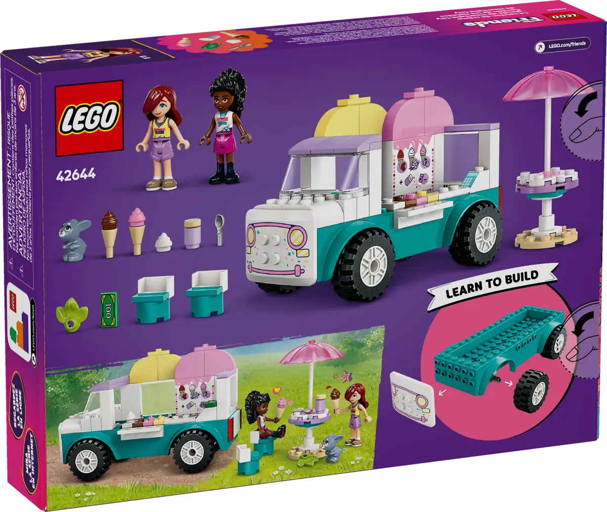 LEGO 42644 FRIENDS - HEARTLAKE CITY ICE CREAM TRUCK - Image 8