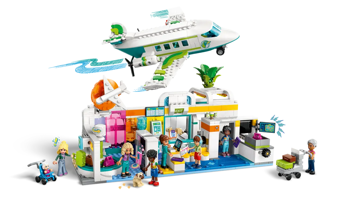 LEGO 42656 FRIENDS HEARTLAKE CITY AIRPORT AND AIRPLANE - Image 2