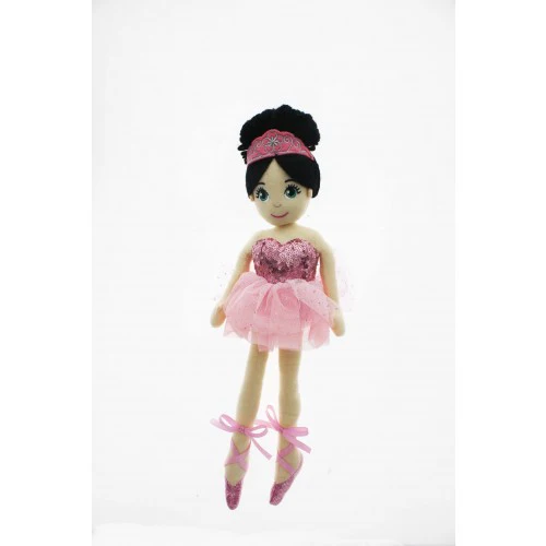 45CM ANGEL PINK BALLERINA
