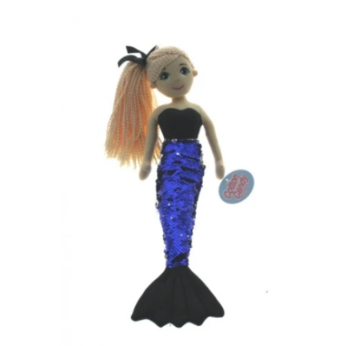 COTTON CANDY 45CM SINEAD BLUE/BLACK MERMAID