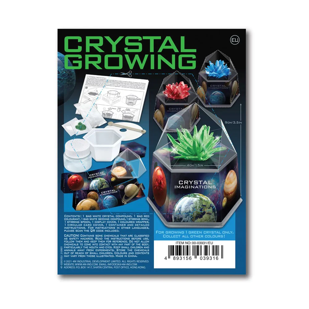 4M CRYSTAL GROWING KIT SPACE GEM GREEN - Image 3