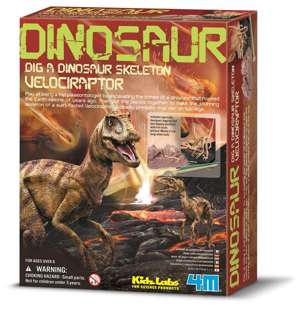 4M - DIG A DINOSAUR - VELOCIRAPTOR