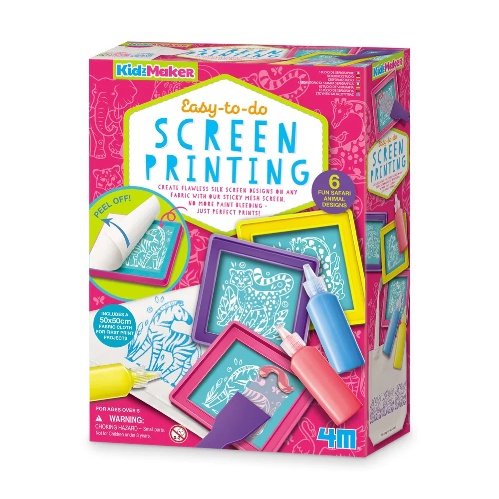 4M KIDZMAKER - EASY-TO-DO SCREENO PRINTING