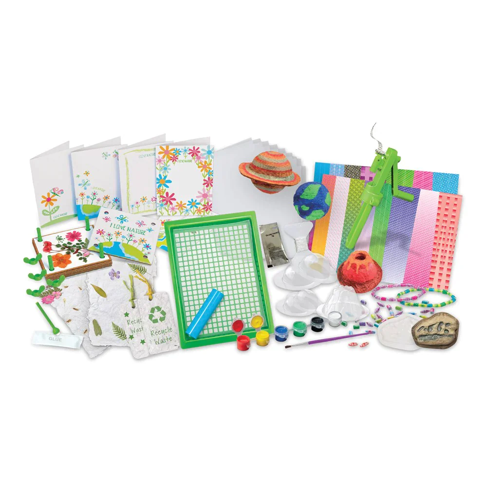 4M STEAM POWERED KIDS GREEN PAPER CRAFT - Image 2