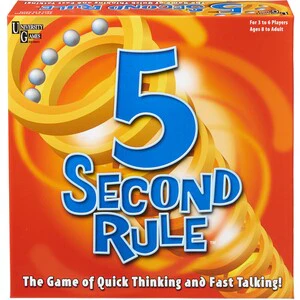 5 SECOND RULE BOARD GAME