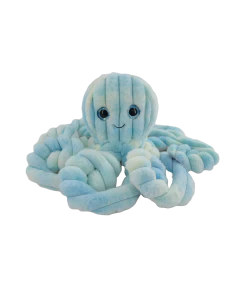 COTTON CANDY 50CM TIE DYED OCTOPUS - STRETCH BLUE/YELLOW