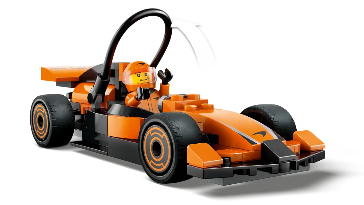 LEGO 60442 CITY F1® DRIVER WITH MCLAREN RACE CAR - Image 3