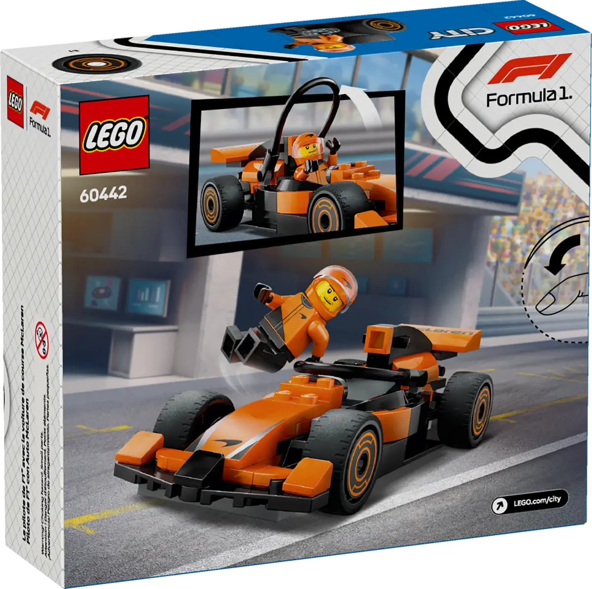 LEGO 60442 CITY F1® DRIVER WITH MCLAREN RACE CAR - Image 8