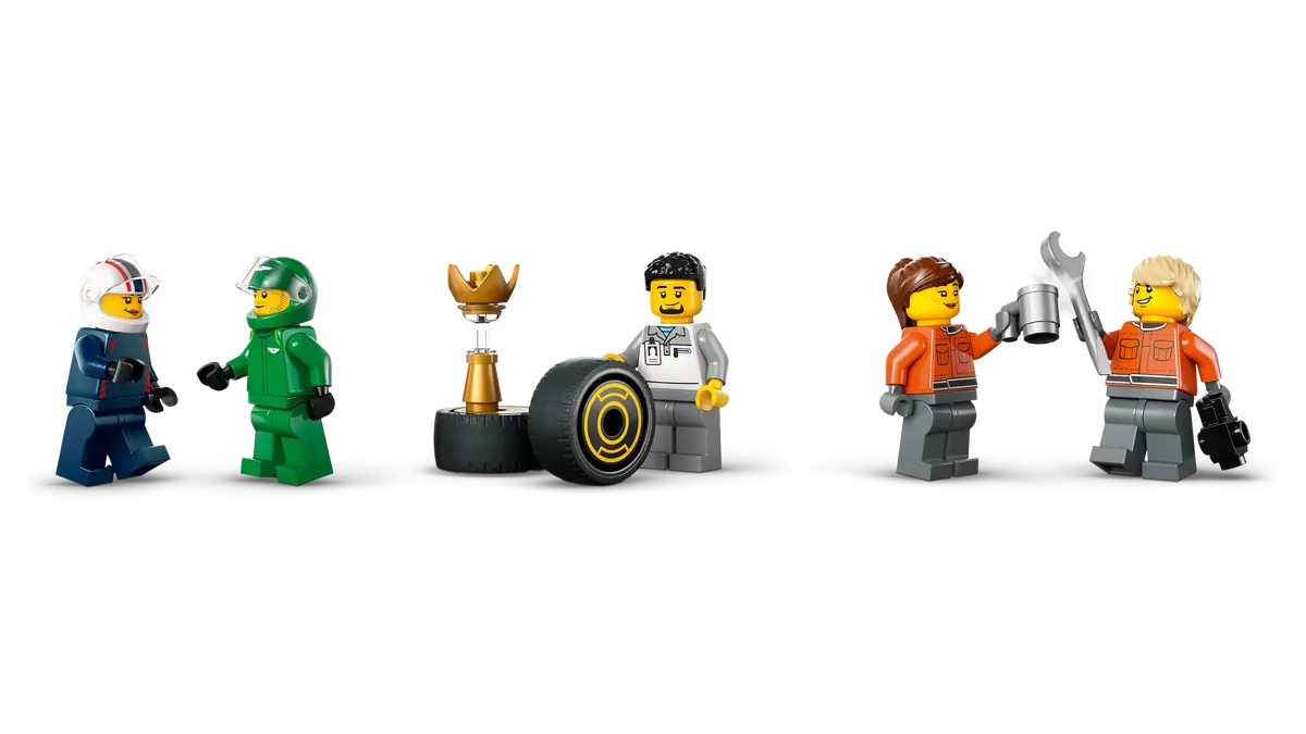 LEGO 60445 CITY - F1 TRUCK WITH RB20 AND AMR24 F1 CARS - Image 6
