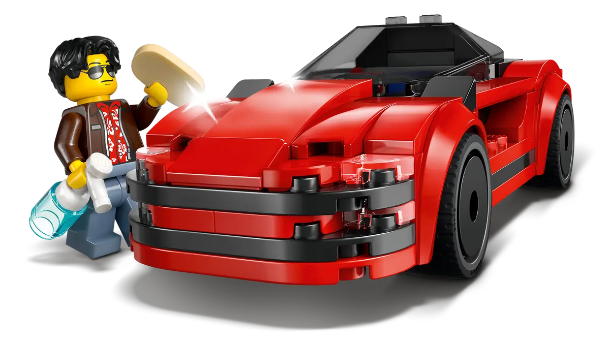 LEGO 60448 CITY RED SPORTS CAR - Image 4