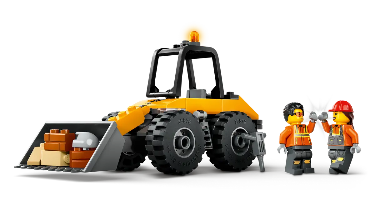 LEGO 60450 CITY  YELLOW CONSTRUCTION WHEEL LOADER - Image 2