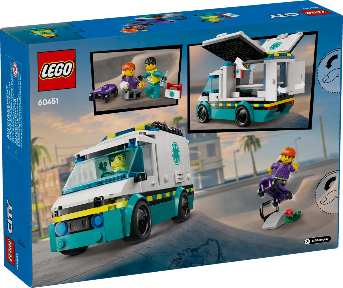 LEGO 60451 CITY - EMERGENCY AMBULANCE - Image 11
