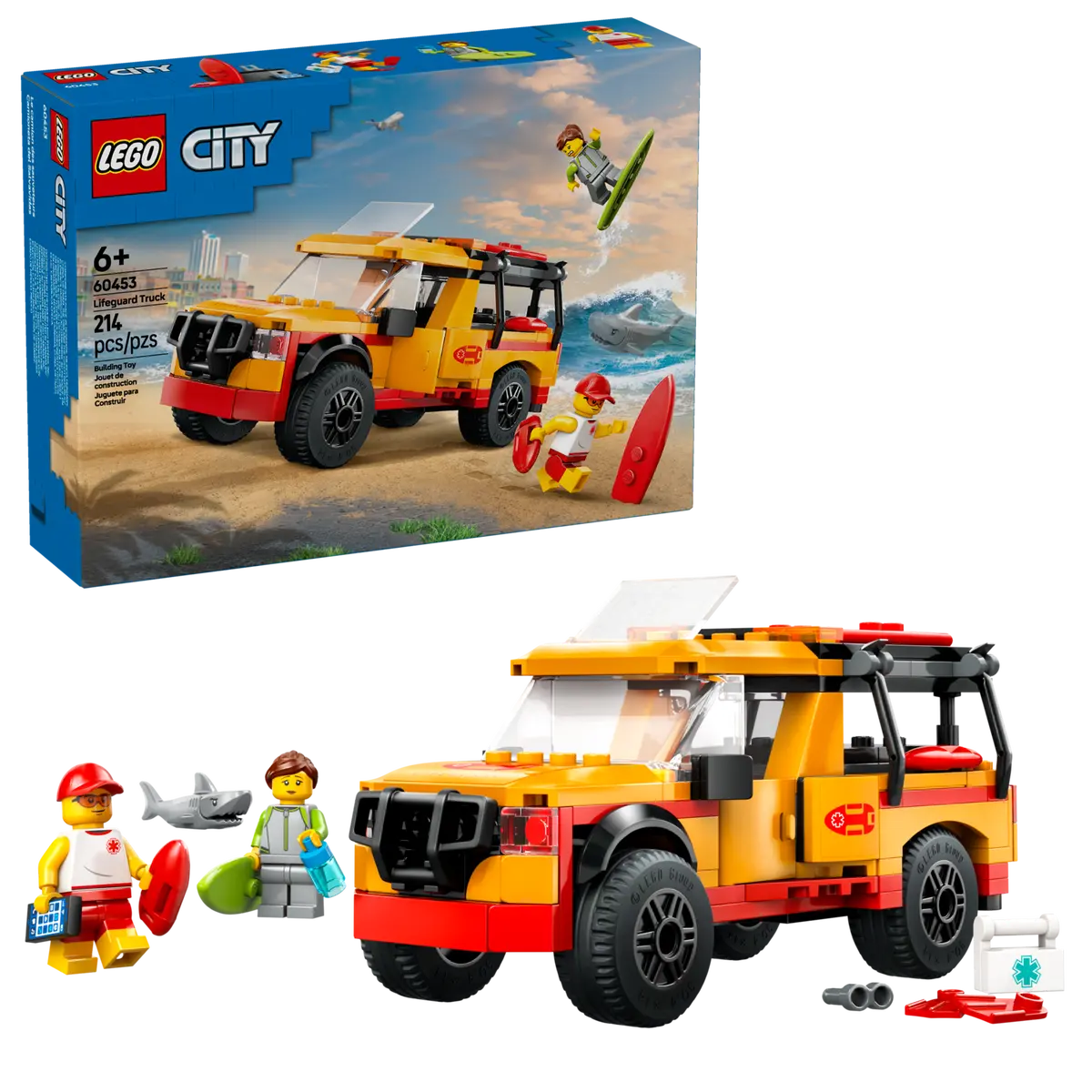 LEGO 60453 CITY - LIFEGUARD BEACH RESCUE TRUCK
