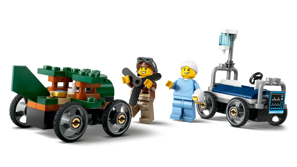 LEGO 60459 CITY - AIRPLANE VS HOSPITAL BED RACE CAR PACK - Image 2