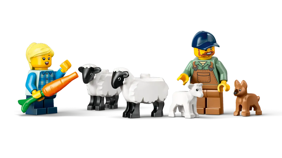 LEGO 60461- CITY  RED FARM TRACTOR WITH TRAILER AND SHEEP - Image 3