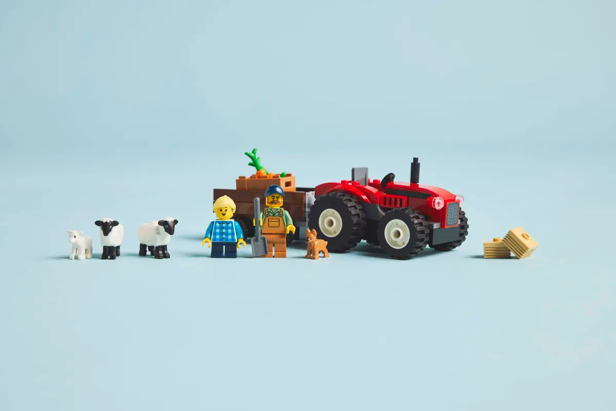 LEGO 60461- CITY  RED FARM TRACTOR WITH TRAILER AND SHEEP - Image 6