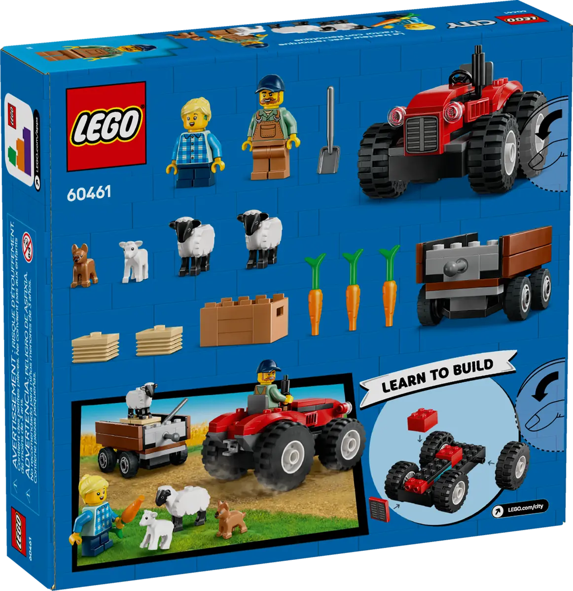 LEGO 60461- CITY  RED FARM TRACTOR WITH TRAILER AND SHEEP - Image 7