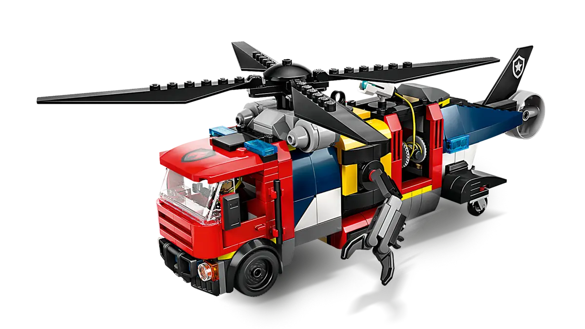 LEGO 60462 CITY - HELICOPTER FIRE TRUCK AND SUBMARINE REMIX - Image 3