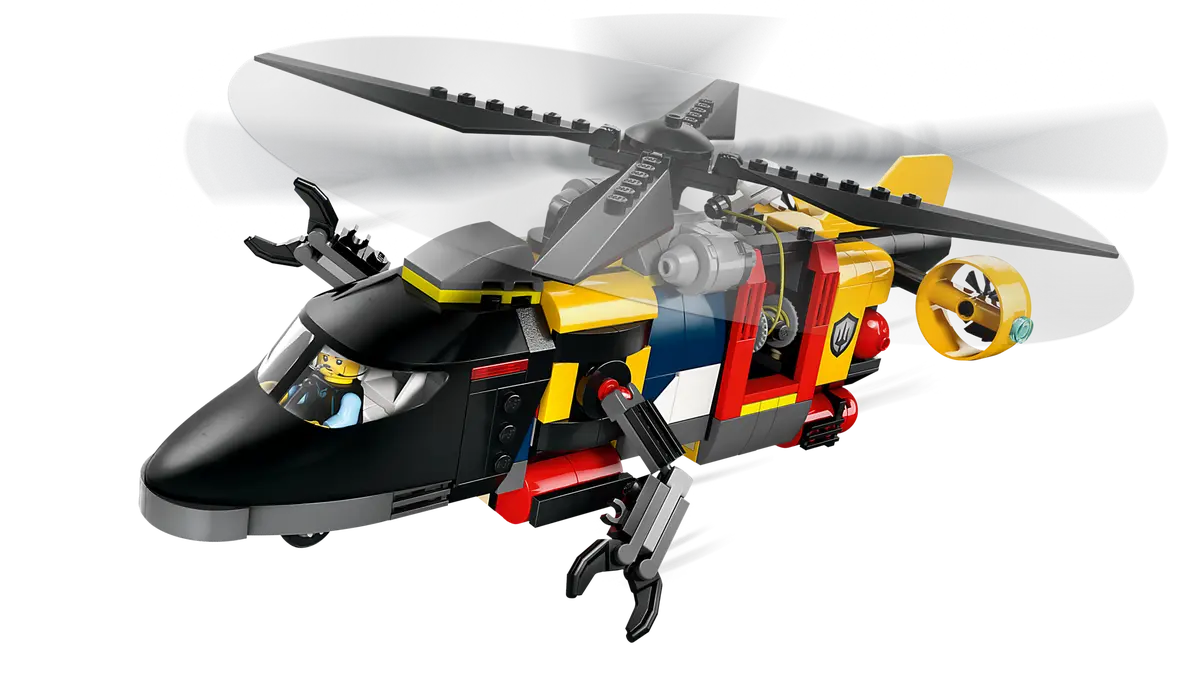 LEGO 60462 CITY - HELICOPTER FIRE TRUCK AND SUBMARINE REMIX - Image 4