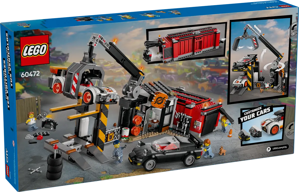 LEGO 60472 CITY - SCRAPYARD WITH CARS - Image 10