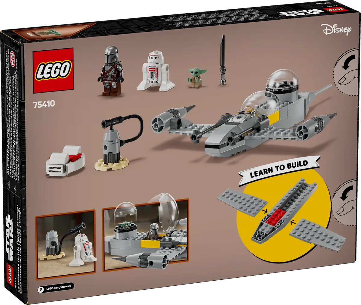 LEGO 75410 STAR WARS MANDO AND GROGUS N-1 STARFIGHTER - Image 9