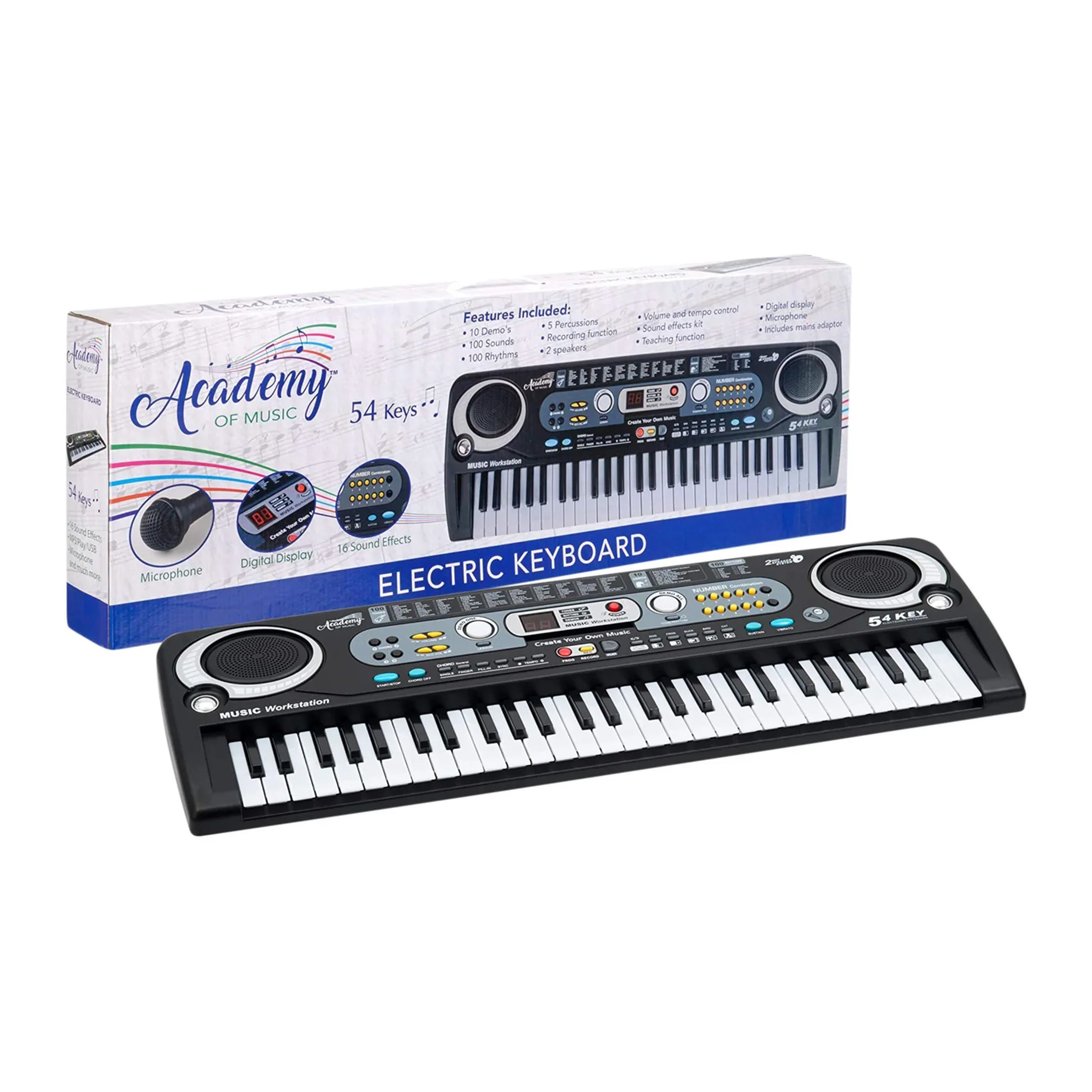 ACADEMY OF MUSIC - ELECTRONIC KEYBOARD 54 KEYS