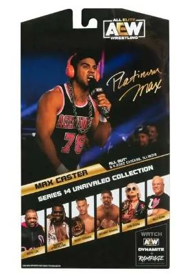 ALL ELITE WRESTLING UNRIVALED #129 MAX CASTER ACTION FIGURE - Image 3