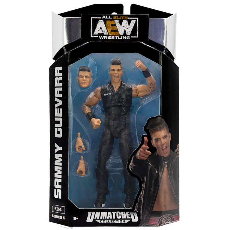 ALL ELITE WRESTLING UNMATCHED #34 SAMMY GUEVARA ACTION FIGURE