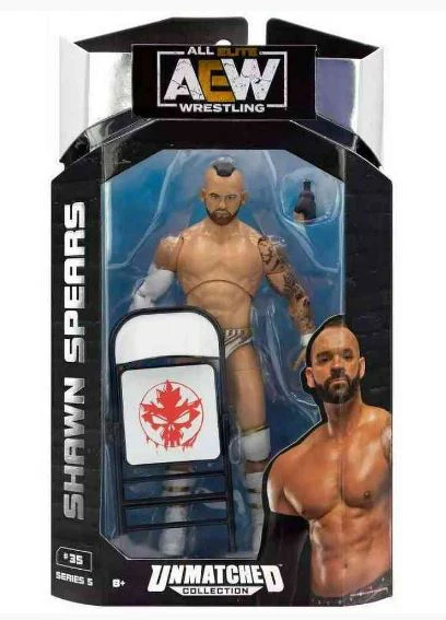 ALL ELITE WRESTLING UNMATCHED #35 SHAWN SPEARS ACTION FIGURES