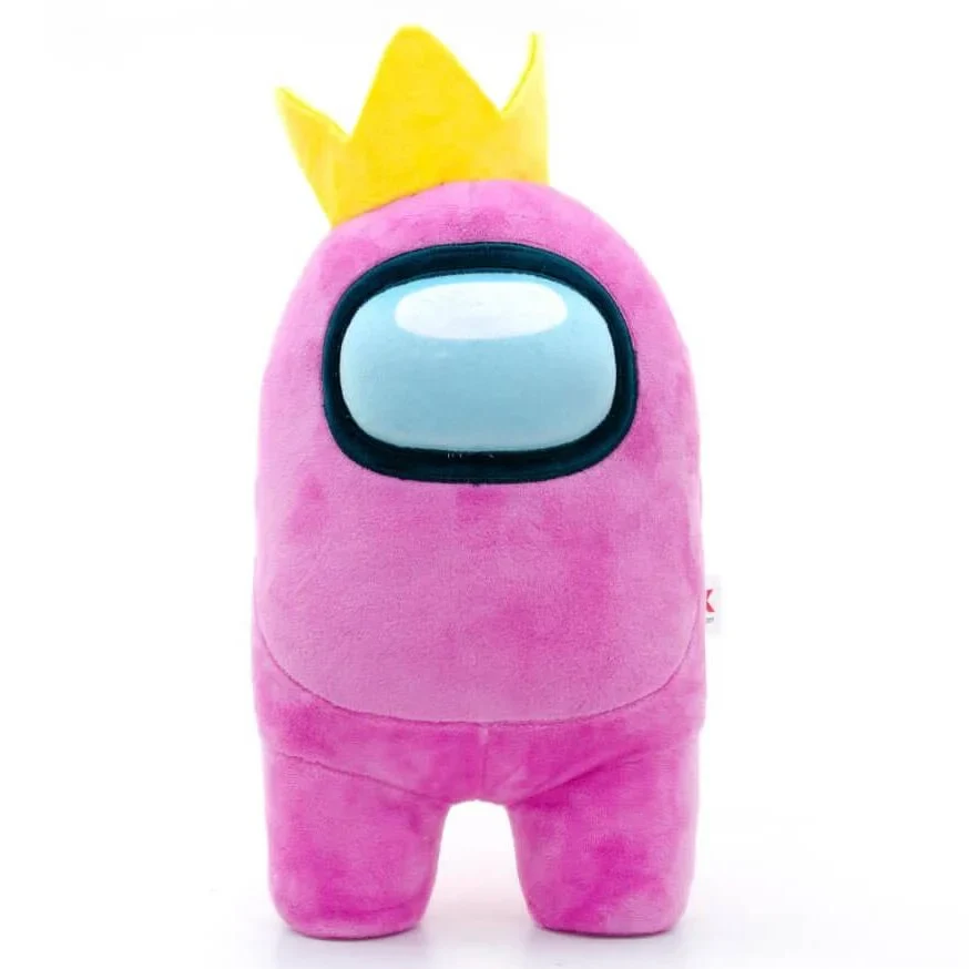 AMONG US 12 INCH WHITE WITH PINK HAIR