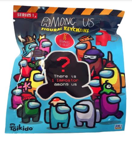 AMONG US FIGURAL KEYCHAIN