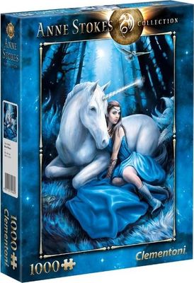 ANNE STOKES BLUE MOON UNICORN 1000 PC