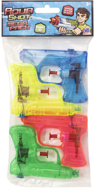 AQUA SHOT MEGA PACK WATER GUNS