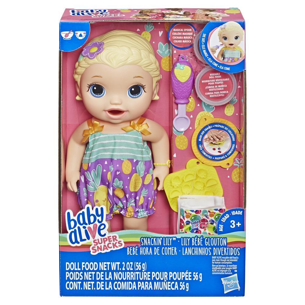 BABY ALIVE SNACKIN LILY BLONDE HAIR