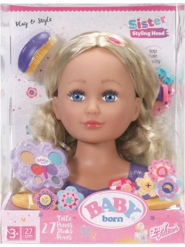 Baby Born Sister Styling Head + 27 Accessories
