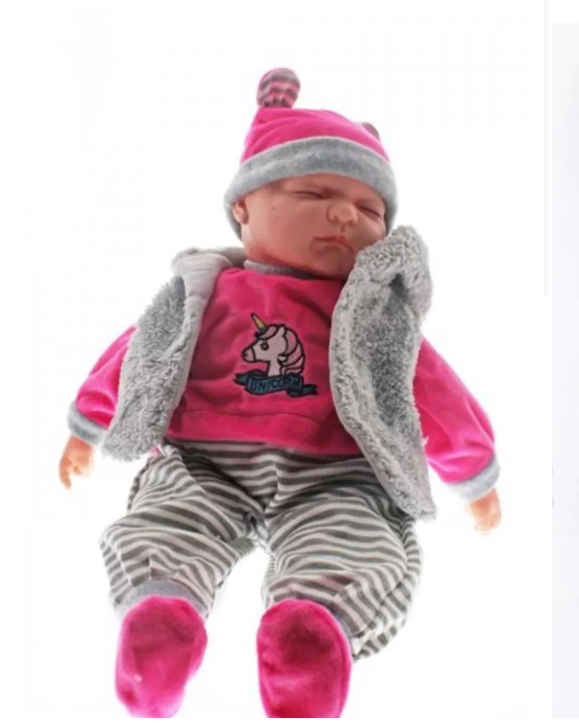 BABY DOLL POPPY GREY/PINK