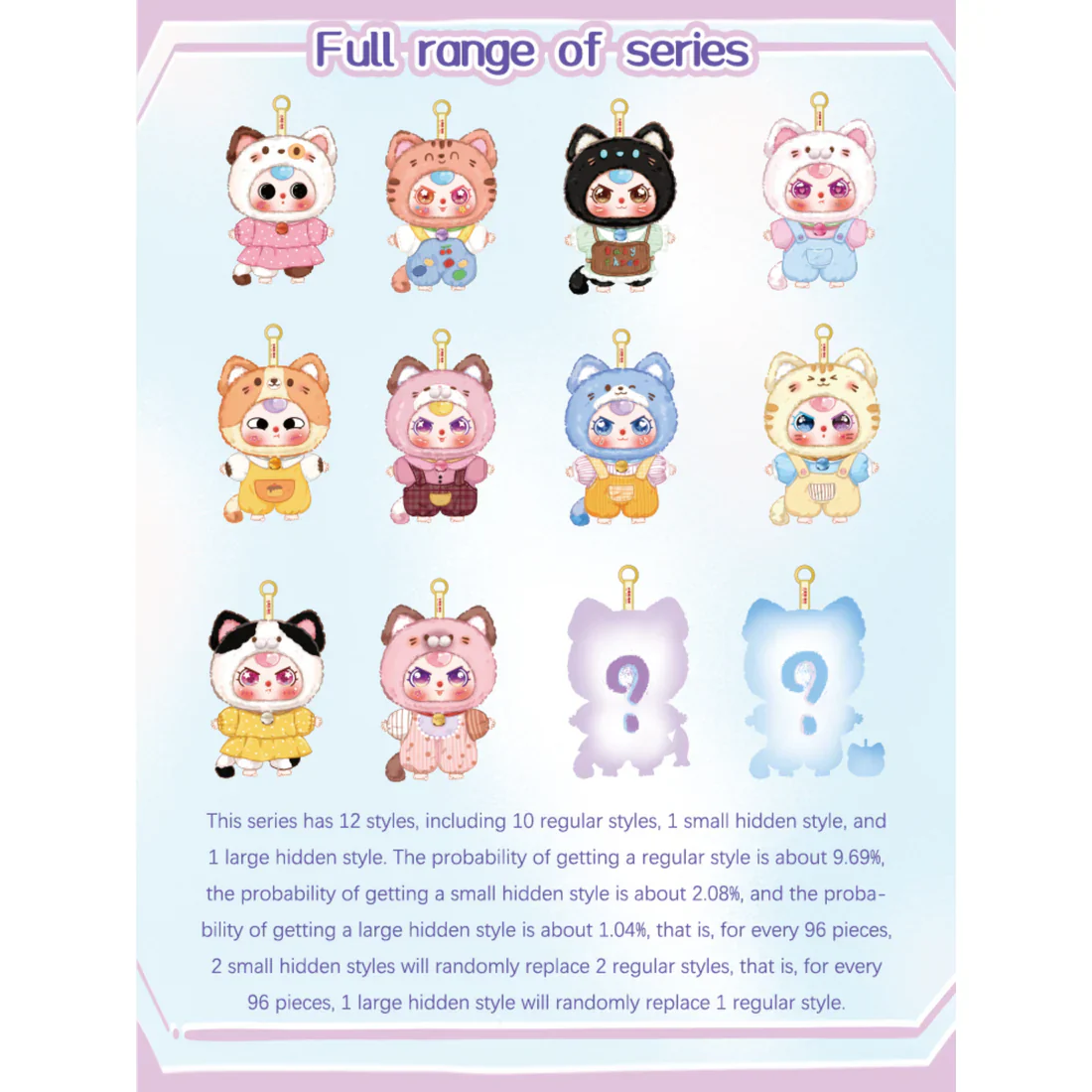 BABY THREE - KITTEN WARDROBE PLUSH BLIND BOX - Image 2