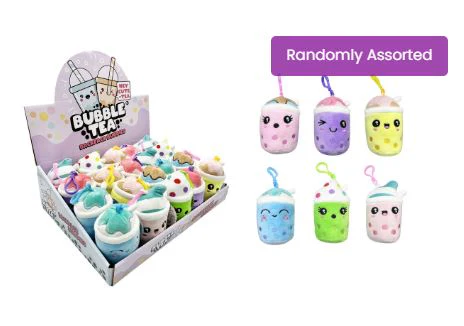 BACKPACK BUDDIES - BOBA BUBBLE TEA ASSORTED DESIGNS - Image 2