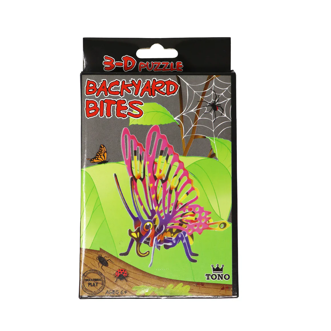BUILD YOUR OWN INSECT BACKYARD BITES 3D PUZZLE - BUTTERFLY - Image 2