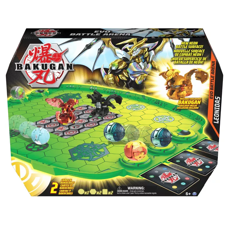 BAKUGAN EVO BATTLE ARENA SEASON 4 WITH EXCLUSIVE LEONIDAS BAKUGAN