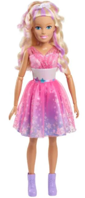 BARBIE - 28 INCH STANDING DOLL - BLONDE STAR POWER BEST FASHION FRIEND